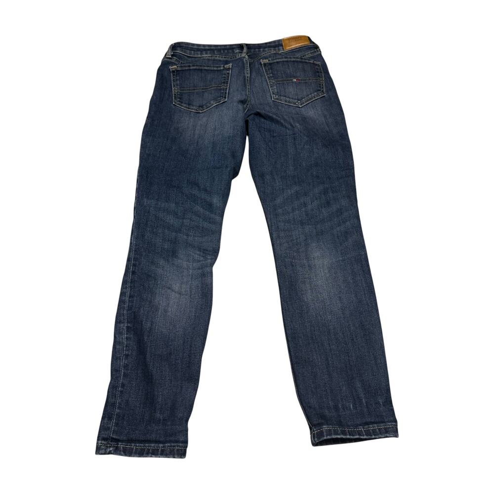 Tommy Jeans Straight Leg Jeans Size 6 W28 Medium Wash Blue Denim - Picture 7 of 7